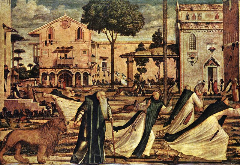 Aziz Jerome ve Aslan - Vittore Carpaccio