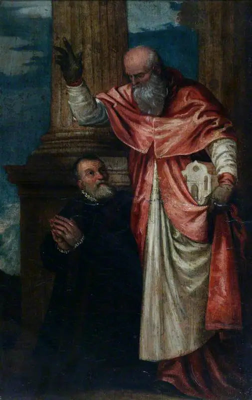 Saint Jérôme et un donateur - Paul Véronèse - Alpha Reproduction
