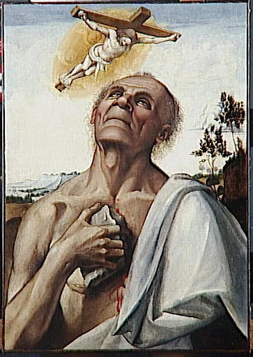 Saint Jérôme Penitent En Ekstazda - Luca Signorelli