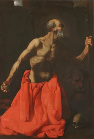 Aziz Jerome İlahiyatçı - Francisco de Zurbarán