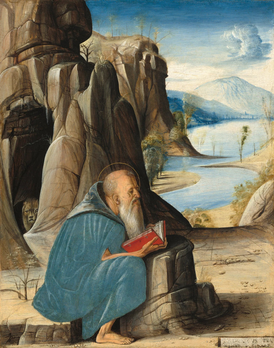 Saint Jérôme Okuyor - Alvise Vivarini