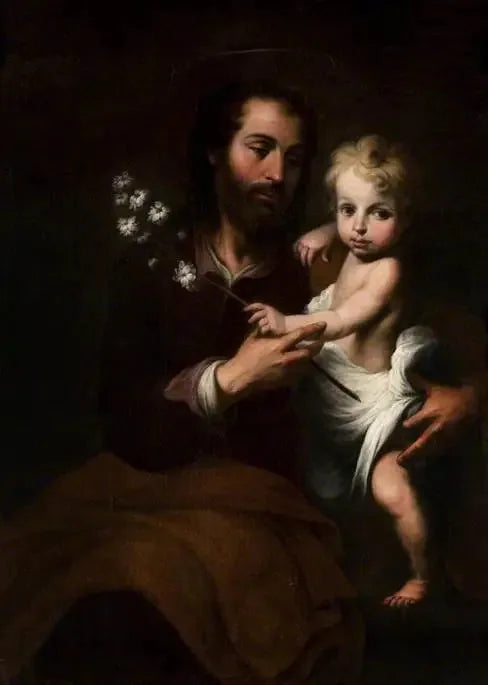 Aziz Joseph ve Çocuk İsa - Bartolomé Esteban Murillo