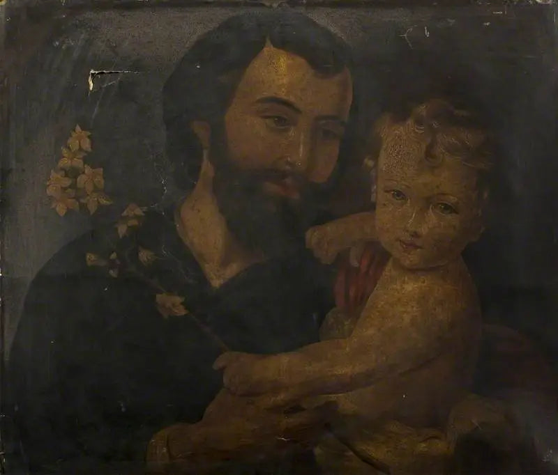 Saint Joseph ve Çocuk İsa - Bartolomé Esteban Murillo