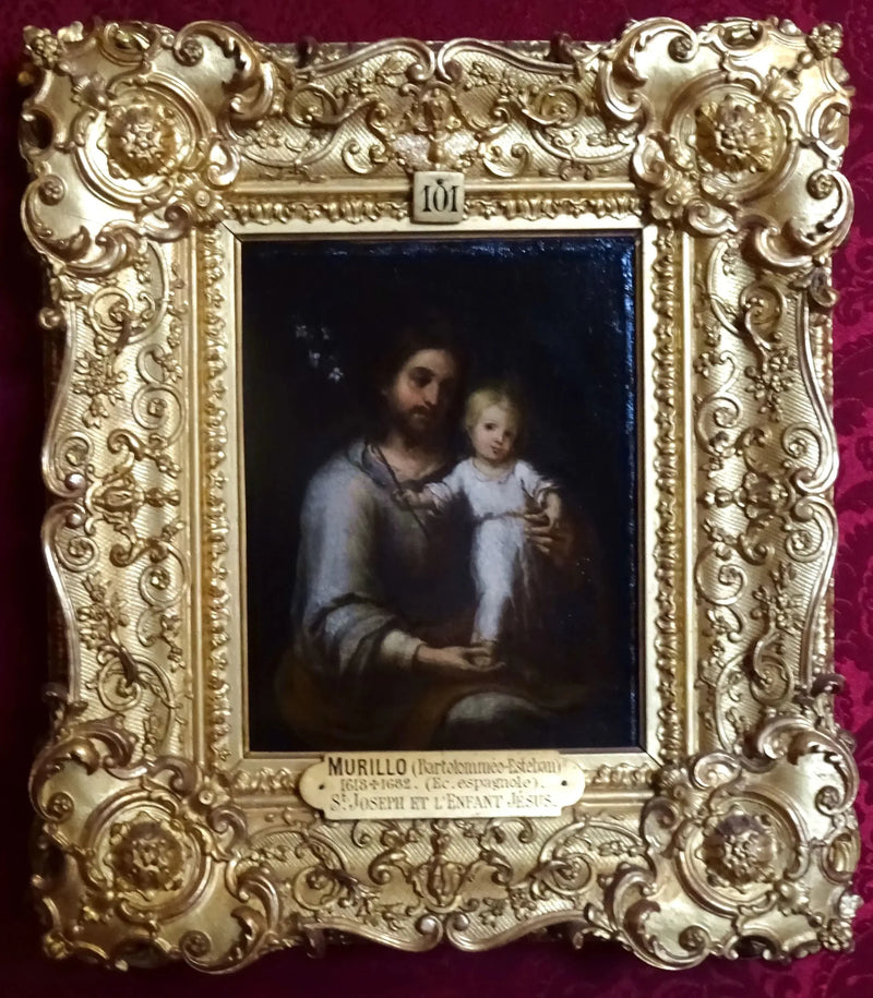 Saint Joseph ve Çocuk İsa - Bartolomé Esteban Murillo