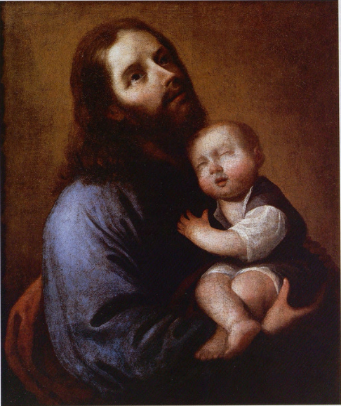 Aziz Yusuf ve Çocuk İsa - Francisco de Zurbarán