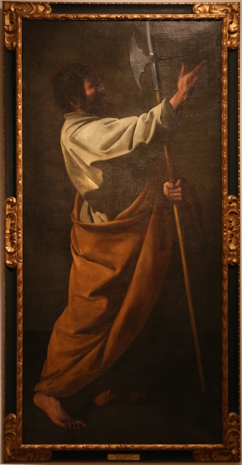 Saint Judas Thaddée veya Saint Matthieu - Francisco de Zurbarán