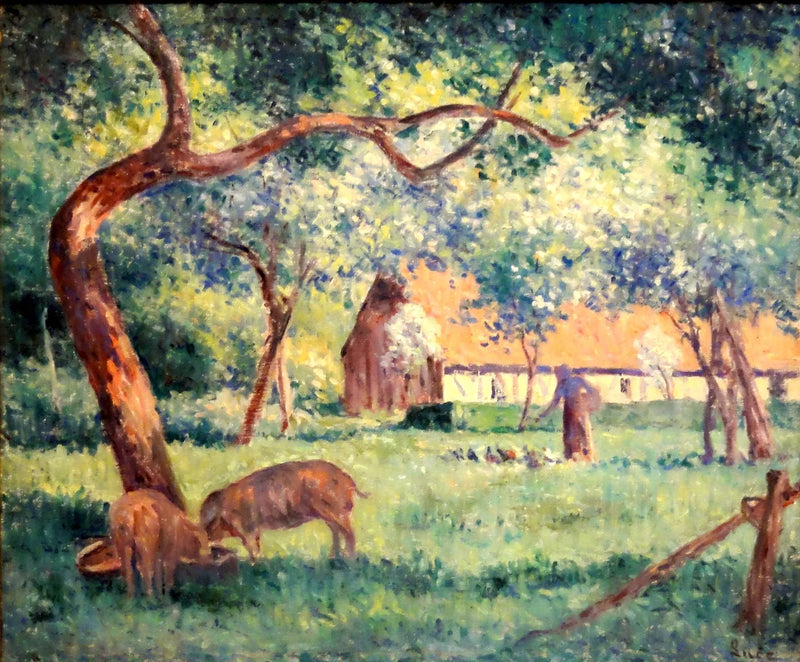 Saint-Laurent-en-Caux, Normandiya Mahallesi - Maximilien Luce