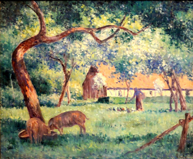 Saint-Laurent-en-Caux, Normandiya Mahallesi - Maximilien Luce