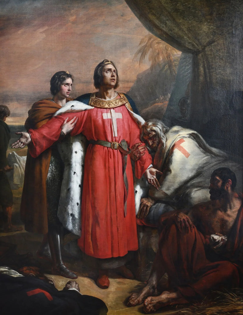 Saint Louis Peste Hastalarını Ziyaret Ediyor - Ary Scheffer