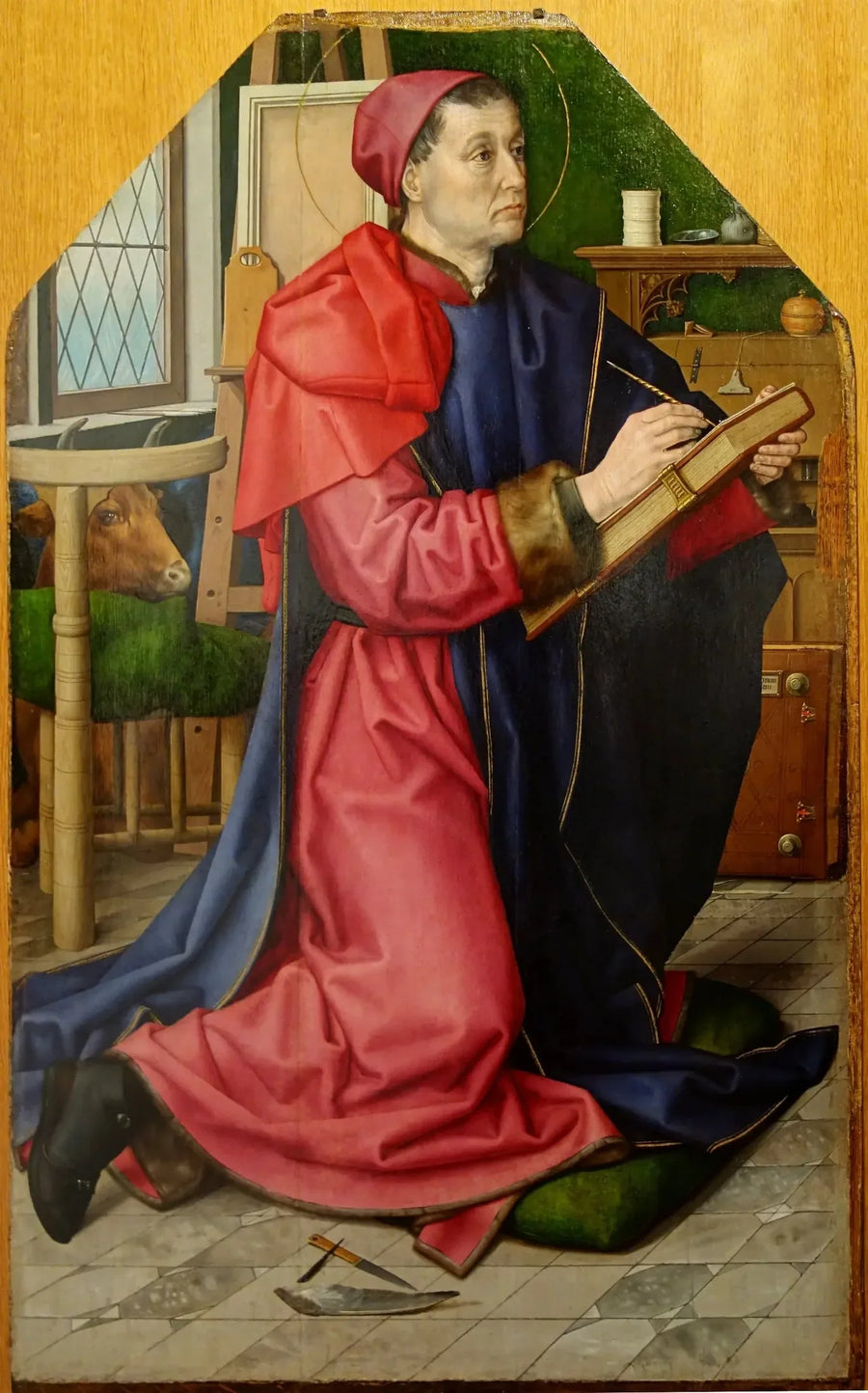 Saint Luc İsa'yı Resmederken - Hugo van der Goes