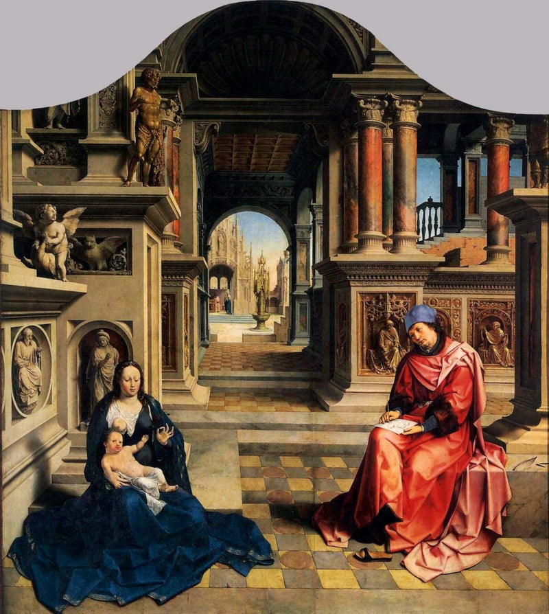 Saint Luc İsa'yı Resmederken - Jan Gossaert