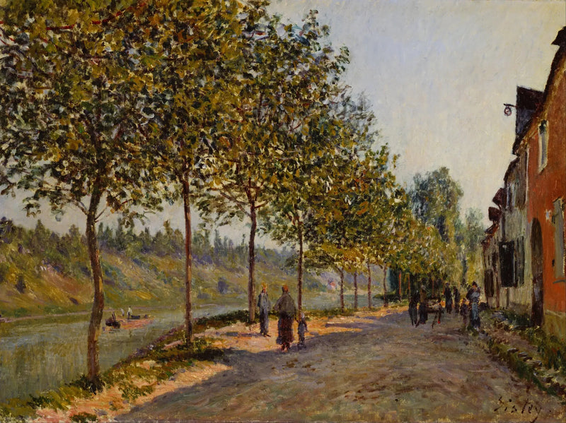 Saint-Mammès ve La Celle Tepeleri, Haziran Sabahı - Alfred Sisley