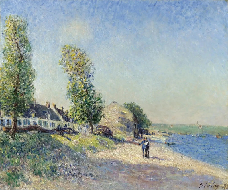 Saint-Mammès sabah - Alfred Sisley