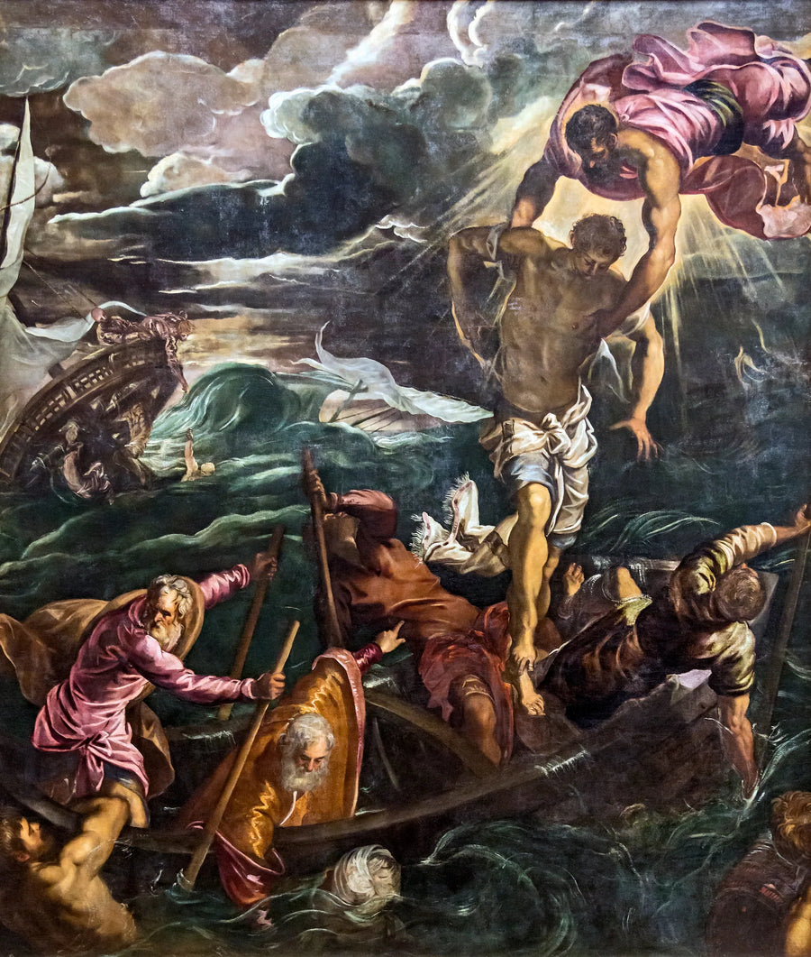 Saint Marc Sarracını Kayıptan Kurtarırken - Jacopo Tintoretto