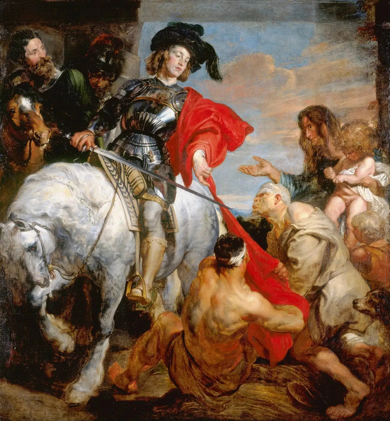 Aziz Martin Ceketini Paylaştırırken - Antoine van Dyck