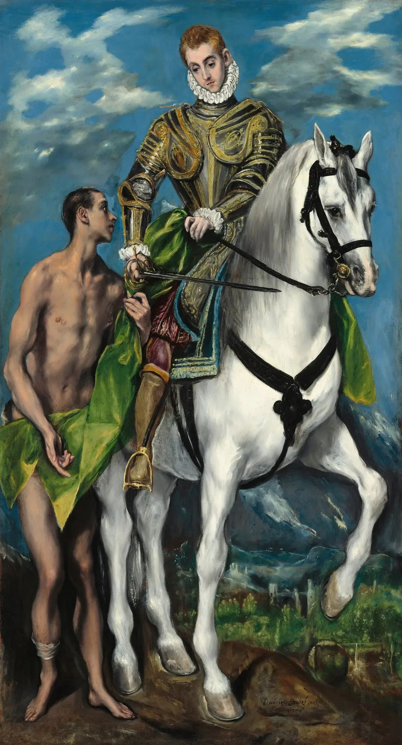 Saint Martin ve Dilenci - El Greco