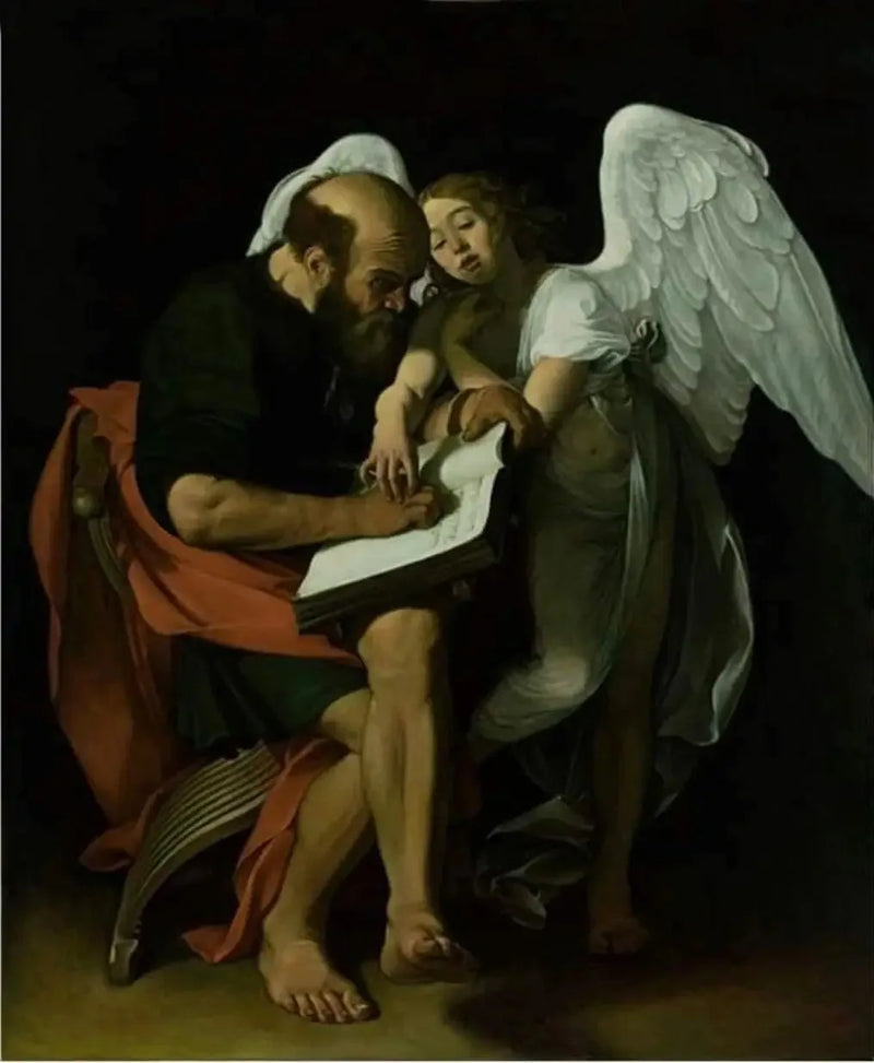 Aziz Matthieu ve Melek - Caravaggio