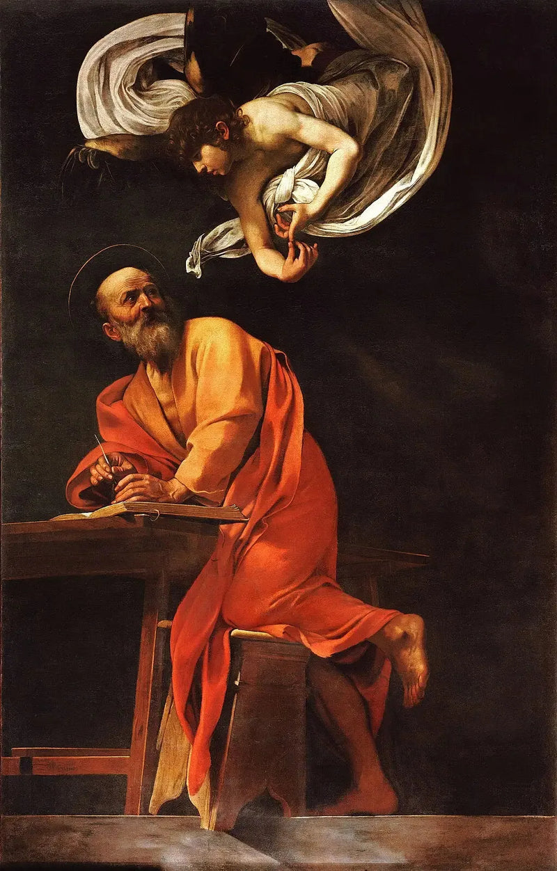Aziz Matthieu ve Melek - Caravaggio