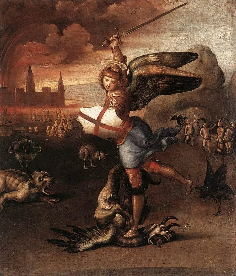 Azrail ve Ejderha - Raphael Sanzio