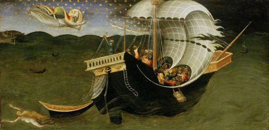 Saint Nicolas de Bari chasse la tempête - Bicci di Lorenzo - Alpha Reproduction