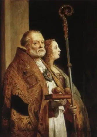 Saint Nicolas de Bari ve Madeleine - David Teniers Genç