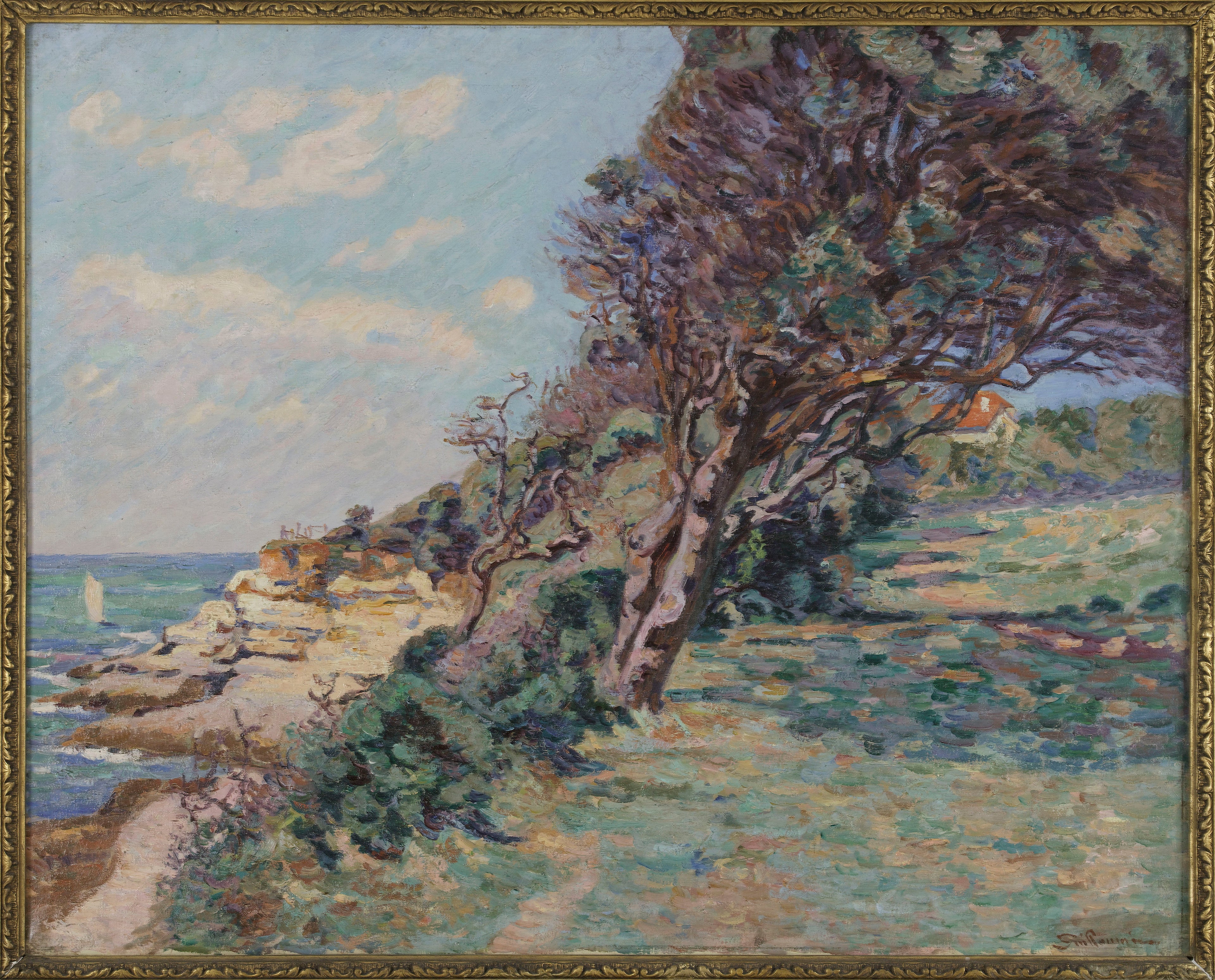 Saint-Palais, la Pointe de la Douane, août 92, 10 heures du matin - Armand Guillaumin