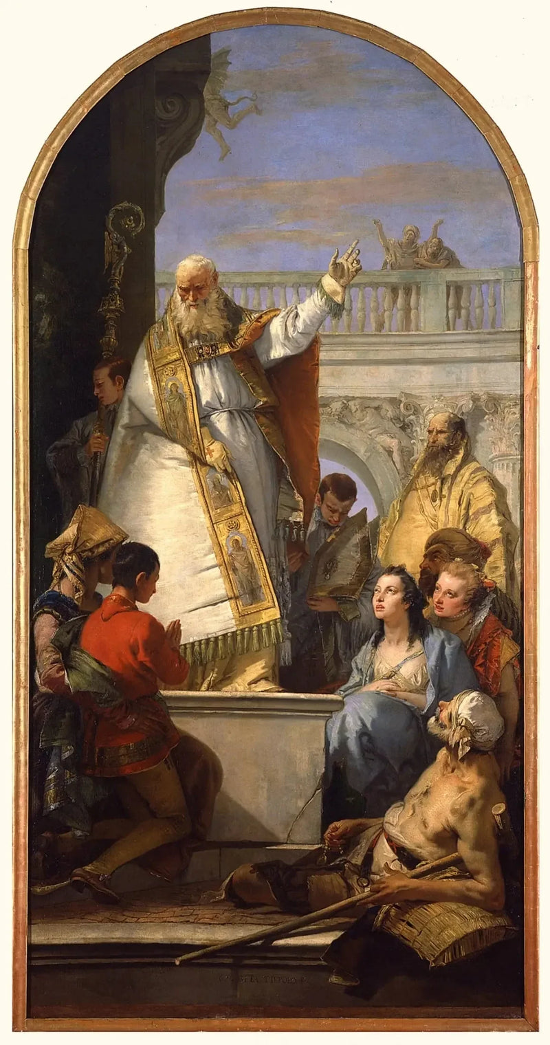 İrlanda Piskoposu Aziz Patrick - Giovanni Battista Tiepolo