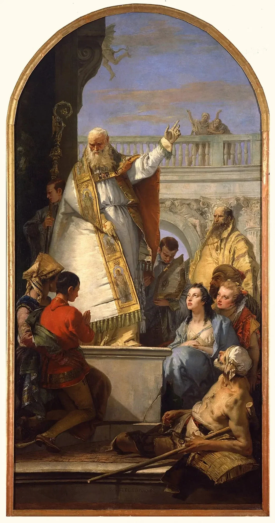 İrlanda Piskoposu Aziz Patrick - Giovanni Battista Tiepolo