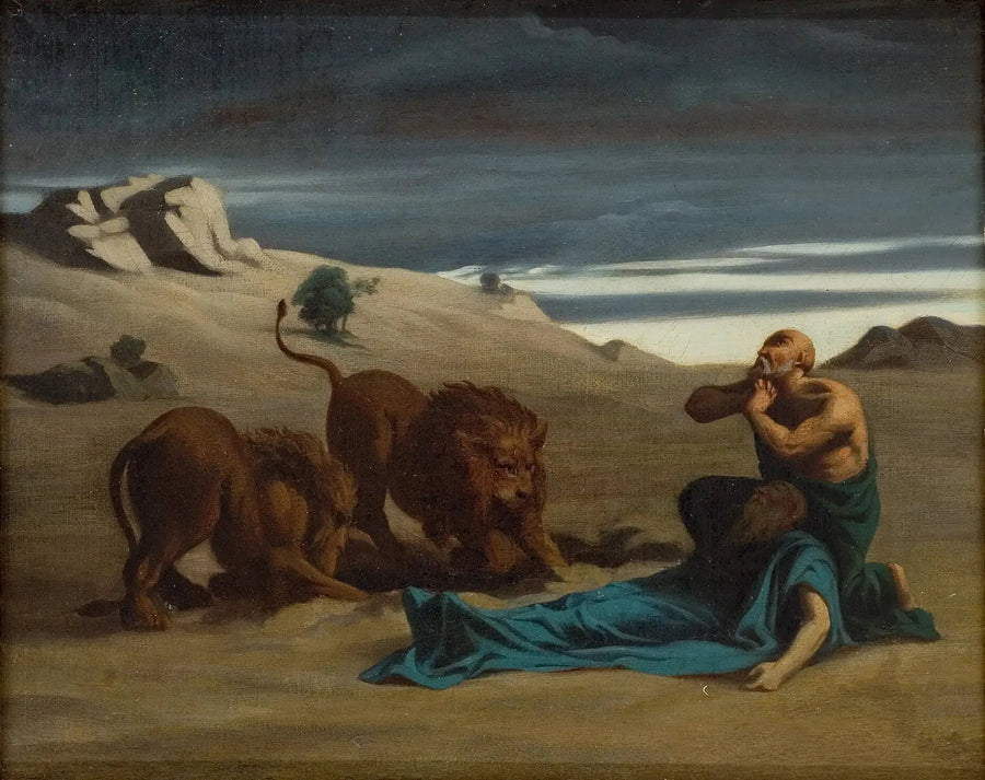 Aziz Paul Aslanlar tarafından çevrelenmiş - Alexandre Cabanel