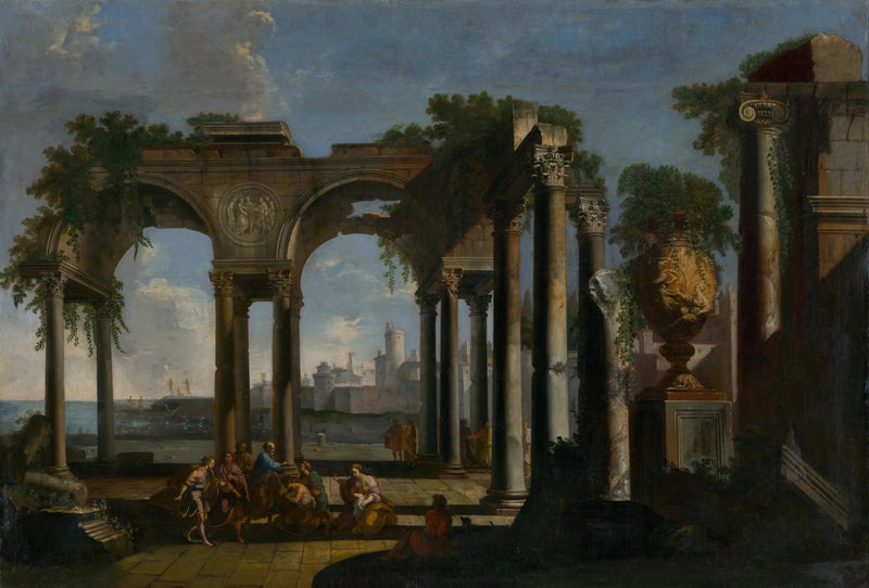 Aziz Paul Kırsalda Vaaz Veriyor - Giovanni Paolo Panini