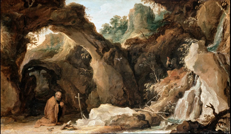 Aziz Petrus Günahkarlar İçin Tövbe Ediyor - David Teniers Genç