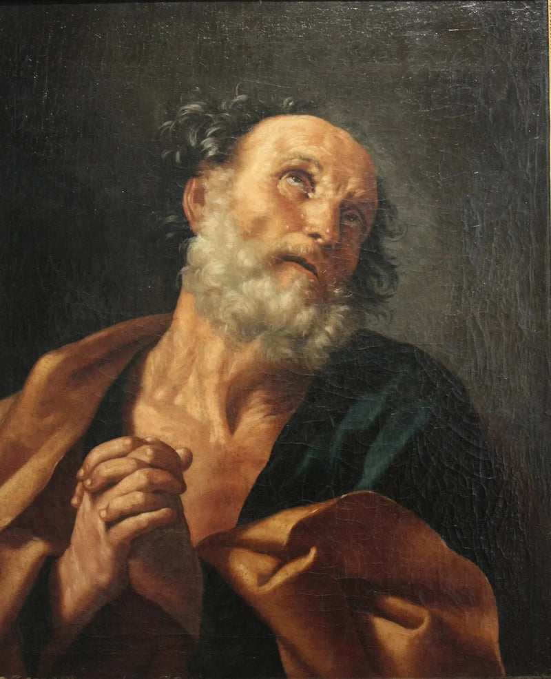 Saint Pierre ağlayan oğul reddetme - Guido Reni