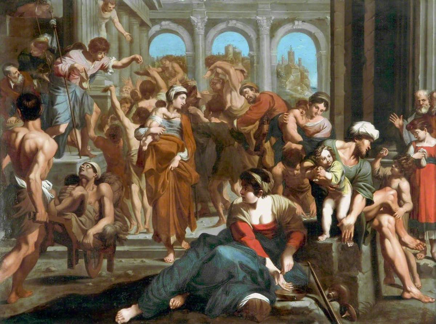 Aziz Roch dağıtıcı hayırseverlik - Annibale Carracci