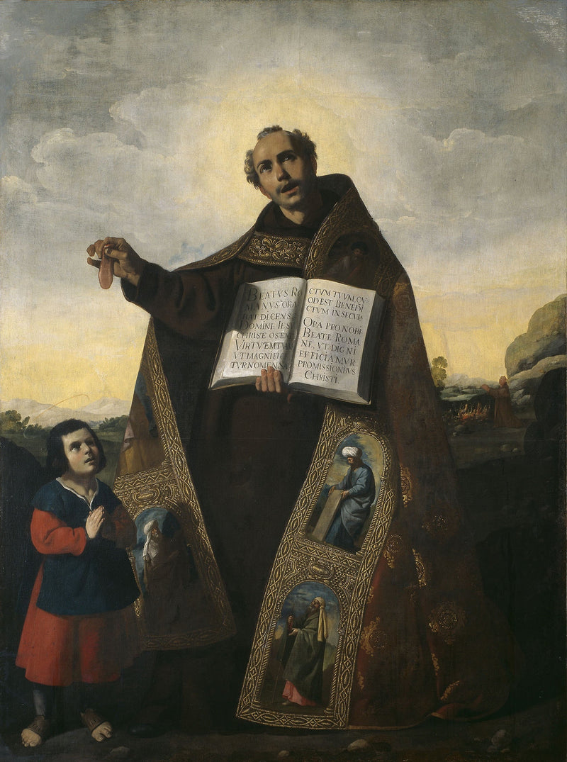 Saint Romain d'Antioche ve Saint Barulas - Francisco de Zurbarán