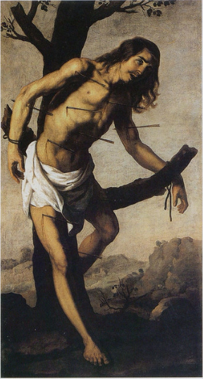 Aziz Sebastian - Francisco de Zurbarán
