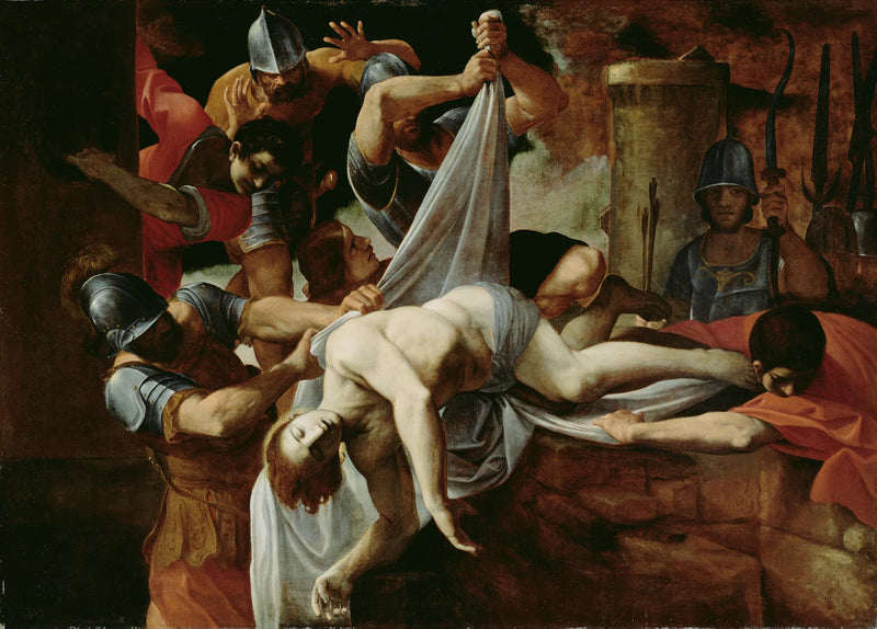 Saint Sébastien Cloaca Maxima'da Düşürülmüş - Ludovico Carracci