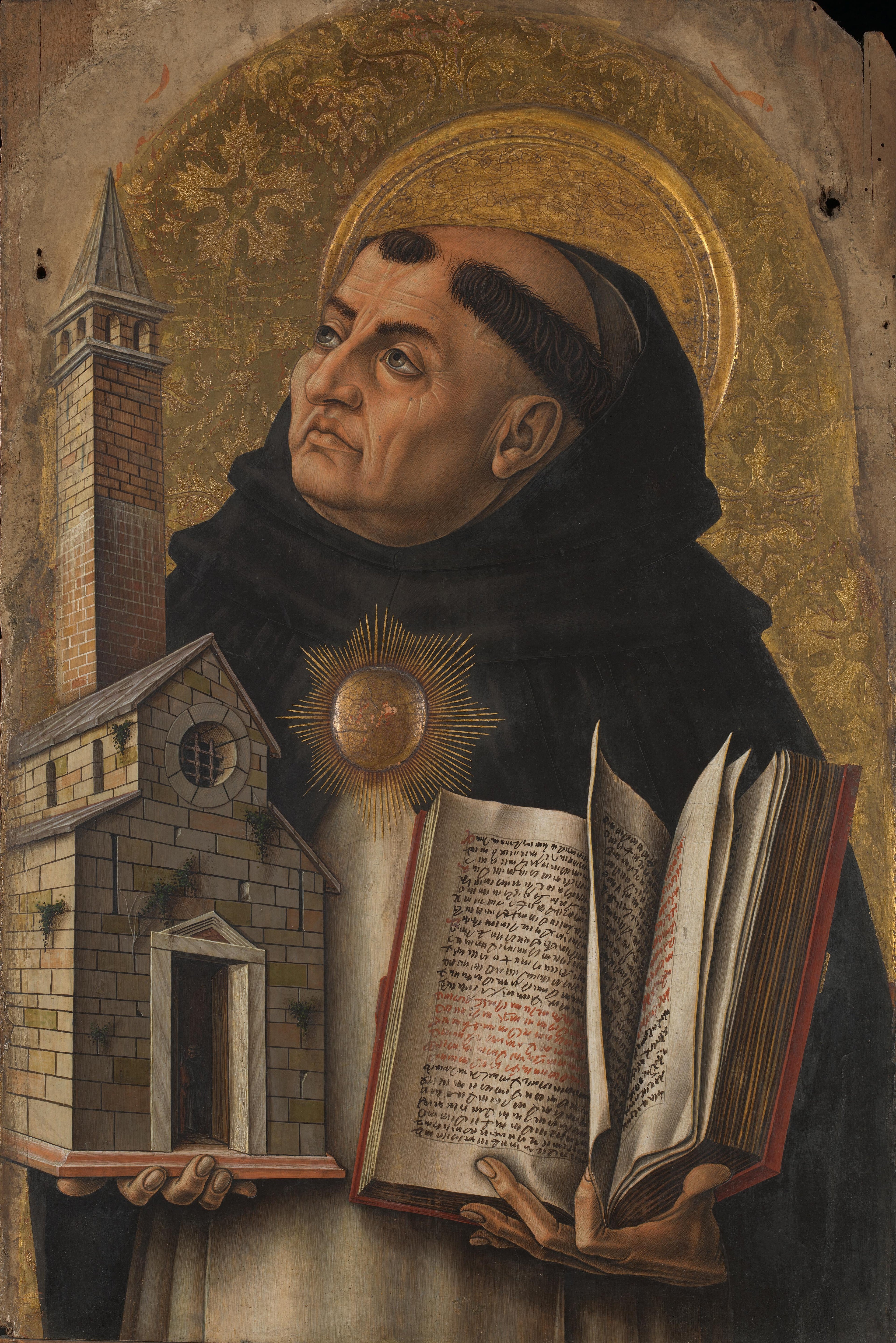 Saint Thomas d'Aquin - Carlo Crivelli