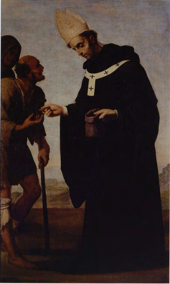 Saint Thomas de Villanova - Francisco de Zurbarán