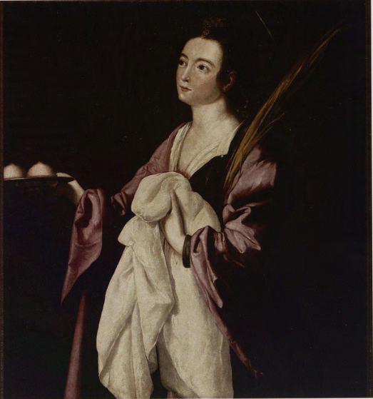 Sainte Agathe - Francisco de Zurbarán