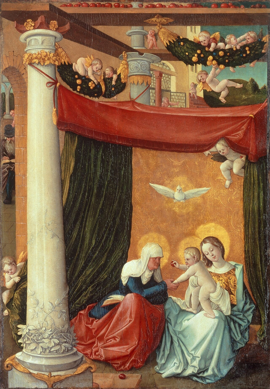 Sainte Anne Üçlü - Hans Baldung Grien