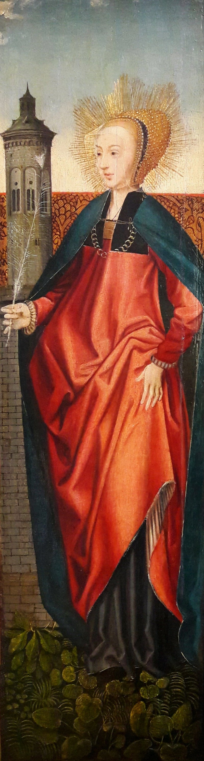 Azize Barbe - Jacob Cornelisz van Oostsanen