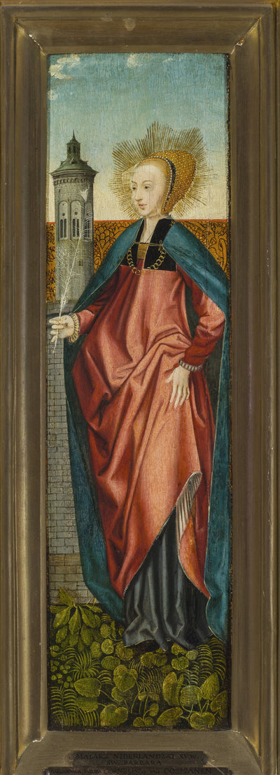 Sainte Barbe - Jacob Cornelisz van Oostsanen - Alpha Reproduction