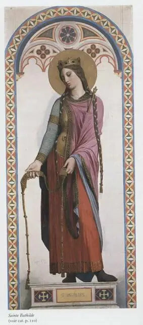 Chelles'teki Kutsal Bathilde - Jean-Auguste-Dominique Ingres