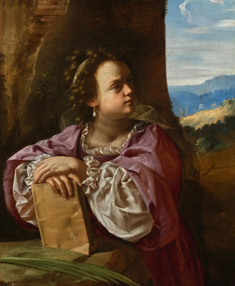 Alexandria Saint Catherine - Artemisia Gentileschi