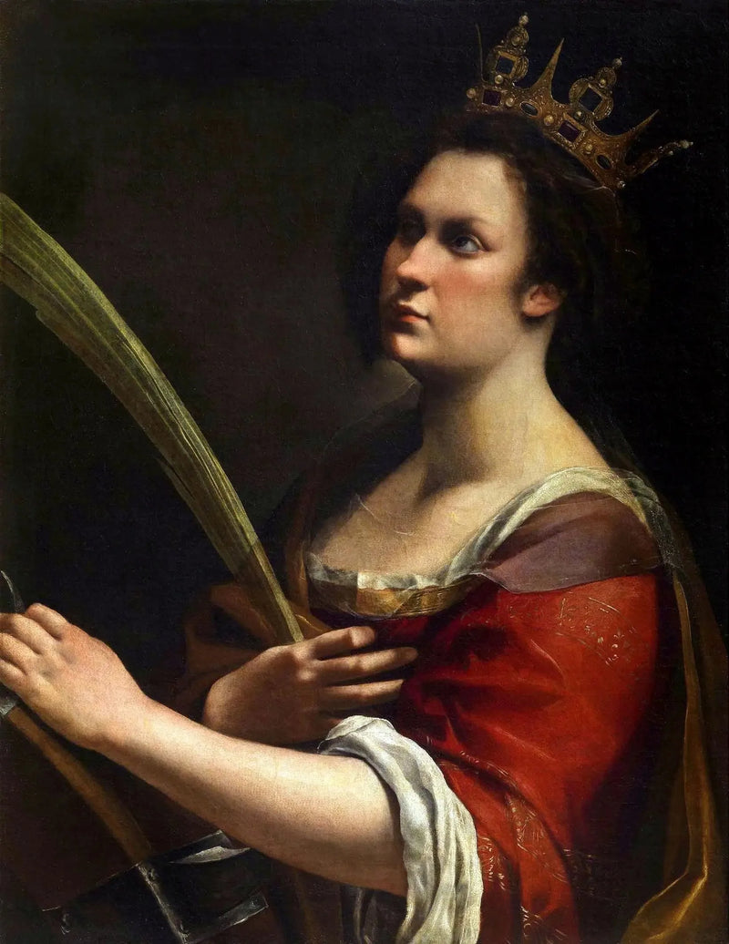 Alexandria Saint Catherine - Artemisia Gentileschi
