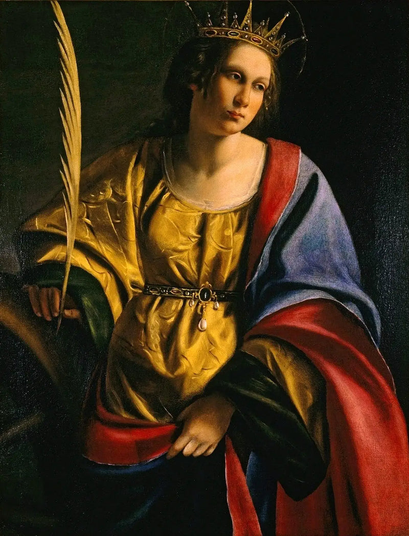 Alexandria Saint Catherine - Artemisia Gentileschi