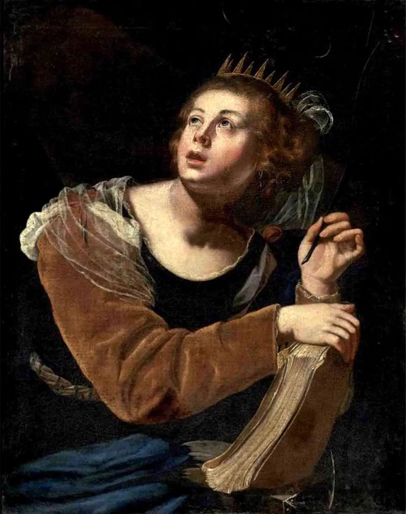 Alexandria Saint Catherine - Artemisia Gentileschi
