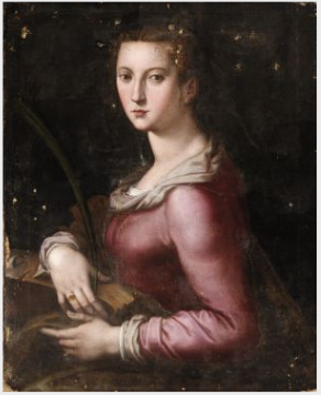 Alexandria Saint Catherine - Bronzino