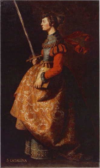 Alexandria Saint Catherine - Francisco de Zurbarán