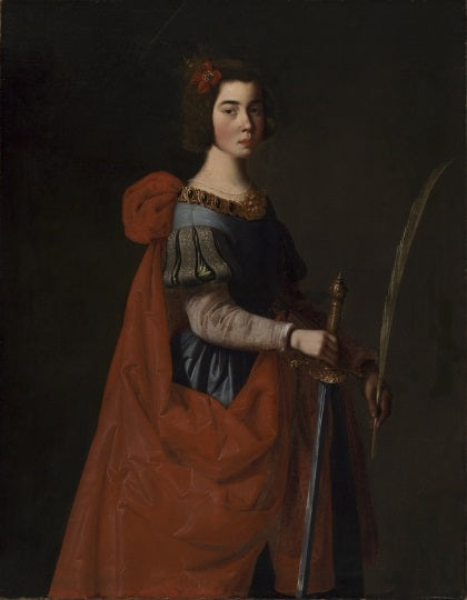 Alexandria Saint Catherine - Francisco de Zurbarán